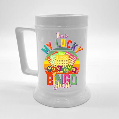 Funny This Is My Lucky Bingo Beer Stein