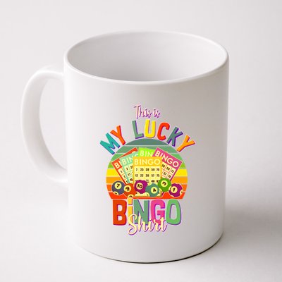 Funny This Is My Lucky Bingo Coffee Mug