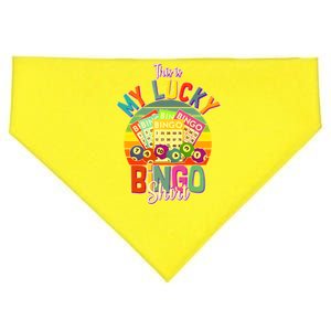 Funny This Is My Lucky Bingo USA-Made Doggie Bandana