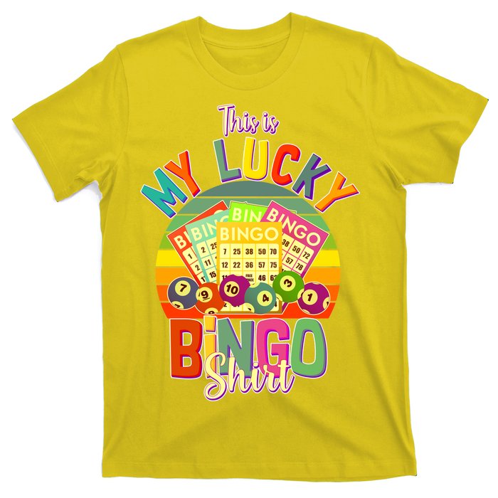 Funny This Is My Lucky Bingo T-Shirt