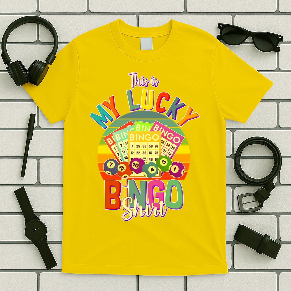 Funny This Is My Lucky Bingo T-Shirt