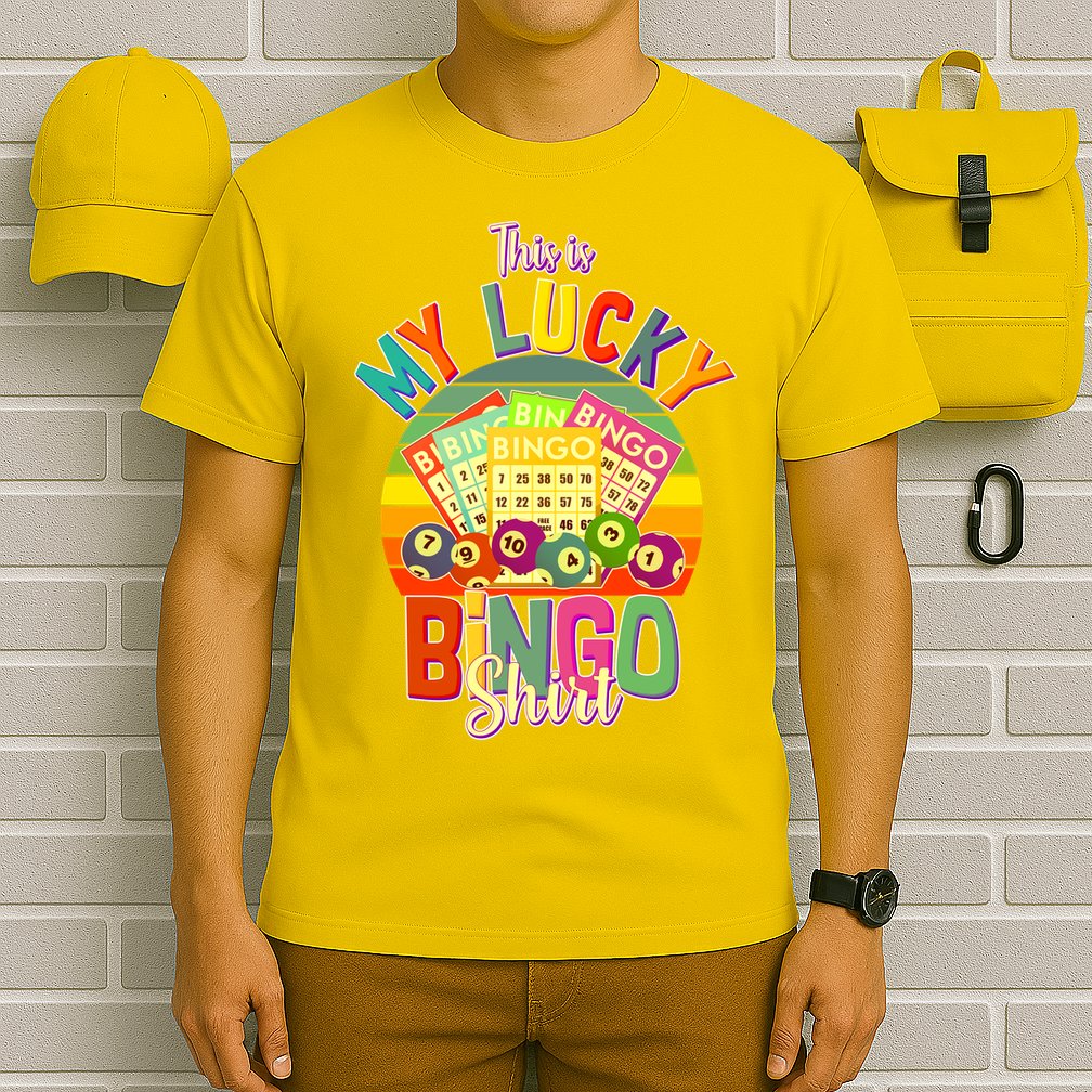 Funny This Is My Lucky Bingo T-Shirt
