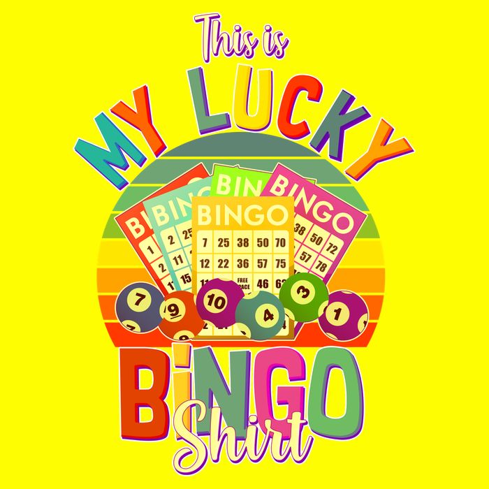 Funny This Is My Lucky Bingo T-Shirt