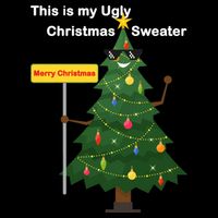 Funny This Is My Ugly Christmas Sweater Sustainable Bucket Hat