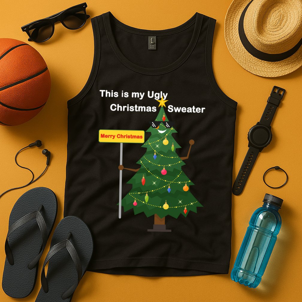 Funny This Is My Ugly Christmas Sweater Tank Top