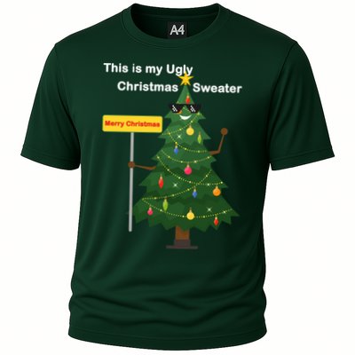 Funny This Is My Ugly Christmas Sweater Performance Shirt