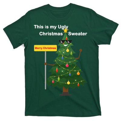 Funny This Is My Ugly Christmas Sweater T-Shirt