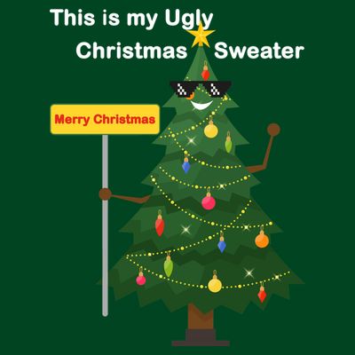Funny This Is My Ugly Christmas Sweater T-Shirt