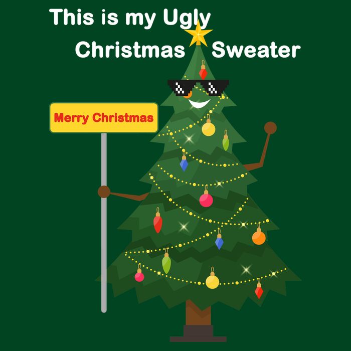 Funny This Is My Ugly Christmas Sweater Visor