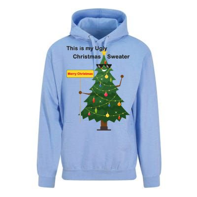 Funny This Is My Ugly Christmas Sweater Unisex Surf Hoodie