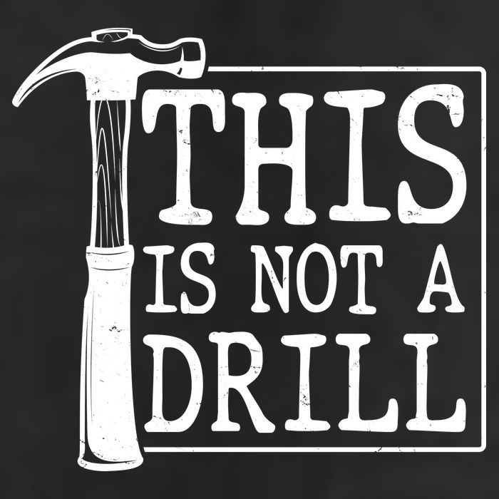 Funny This Is Not A Drill  Golf Towel
