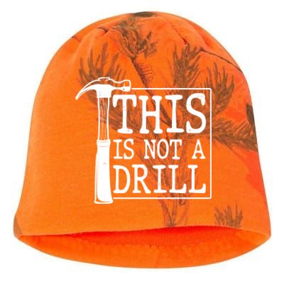 Funny This Is Not A Drill  Kati - Camo Knit Beanie