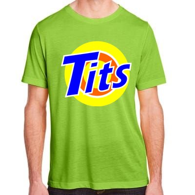 Funny Tits Logo Adult ChromaSoft Performance T-Shirt