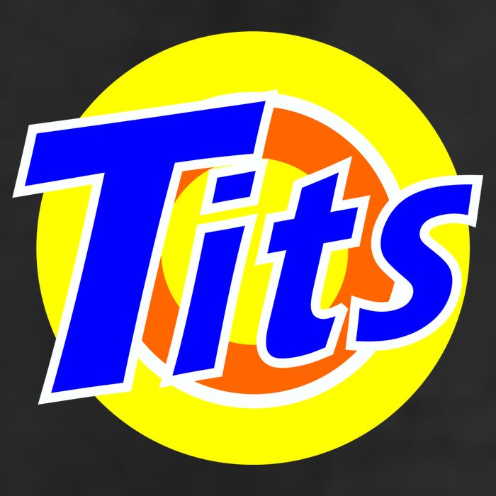 Funny Tits Logo 7 Panel Mesh Trucker Snapback Hat