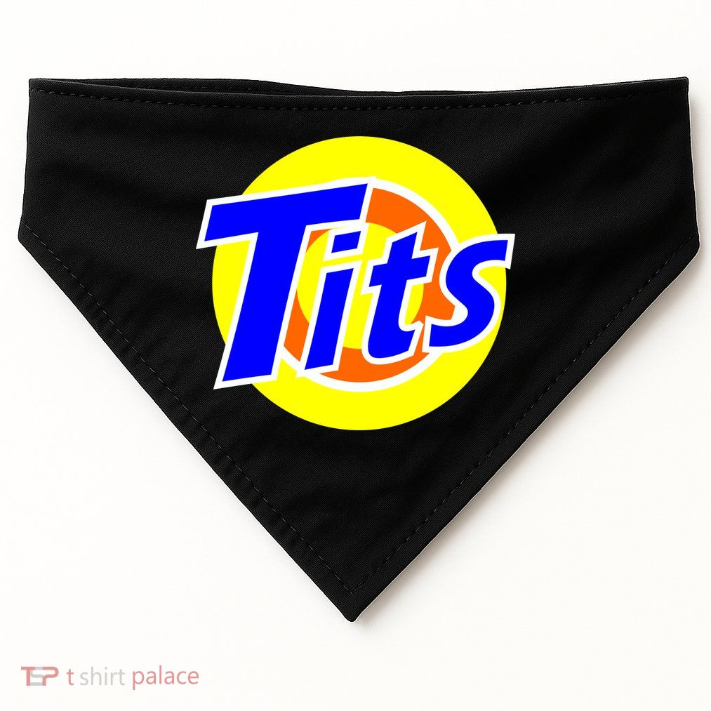Funny Tits Logo USA-Made Doggie Bandana