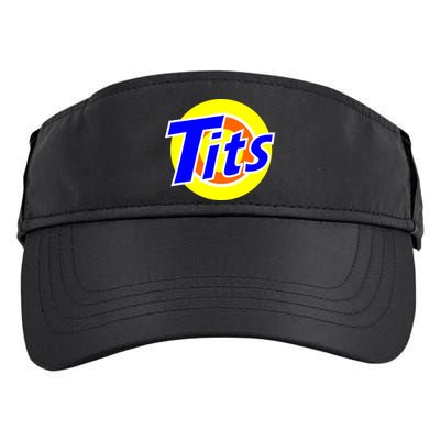 Funny Tits Logo Adult Drive Performance Visor