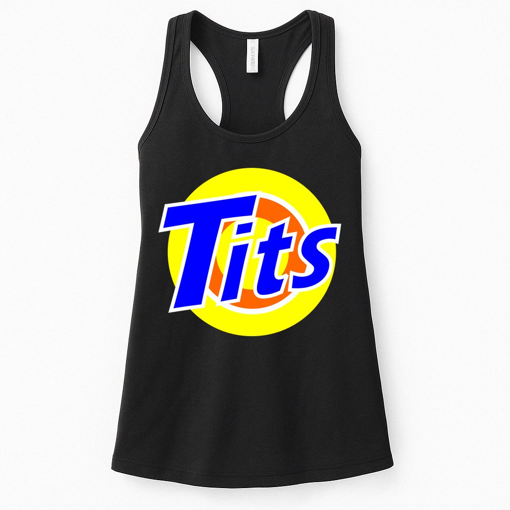 Funny Tits Logo Womens Tank Top