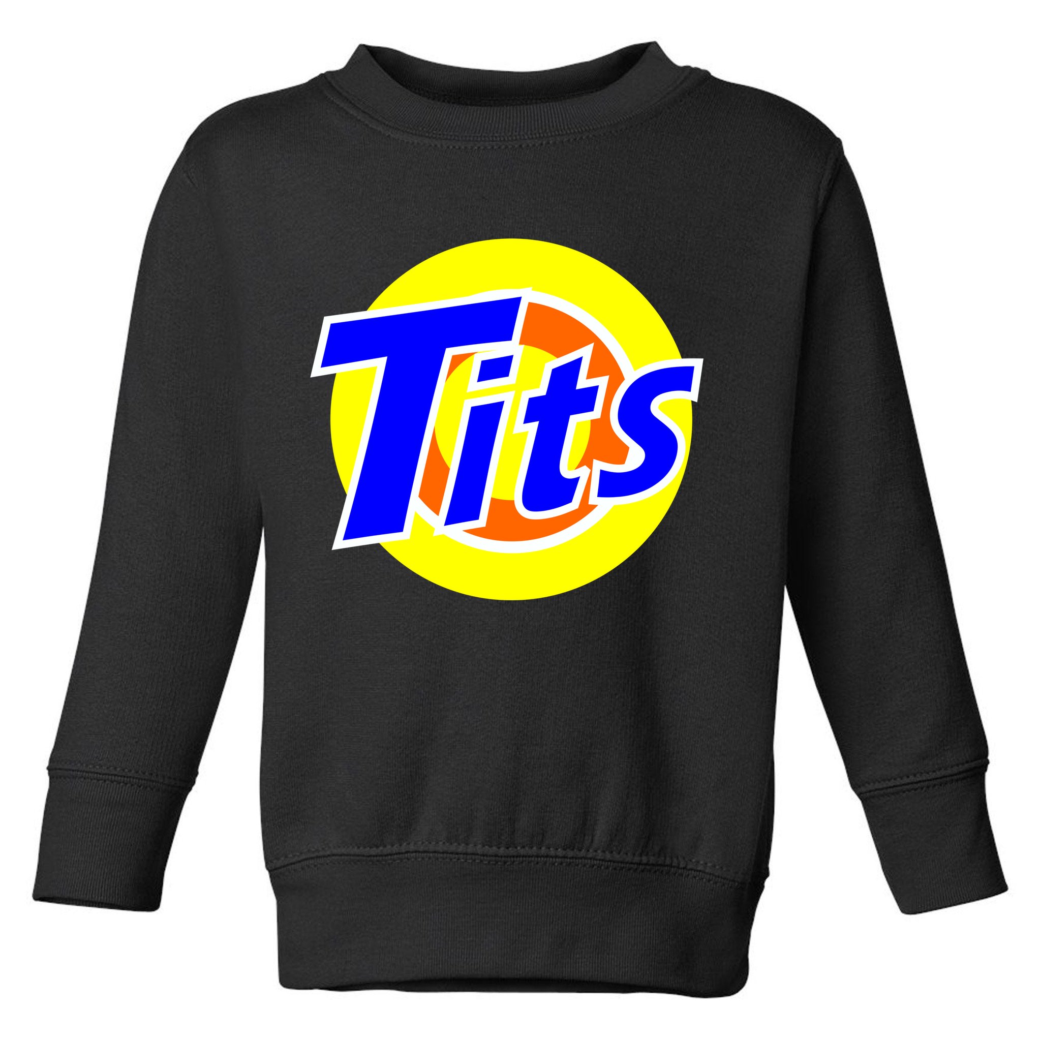 Funny Tits Logo Toddler Sweatshirt