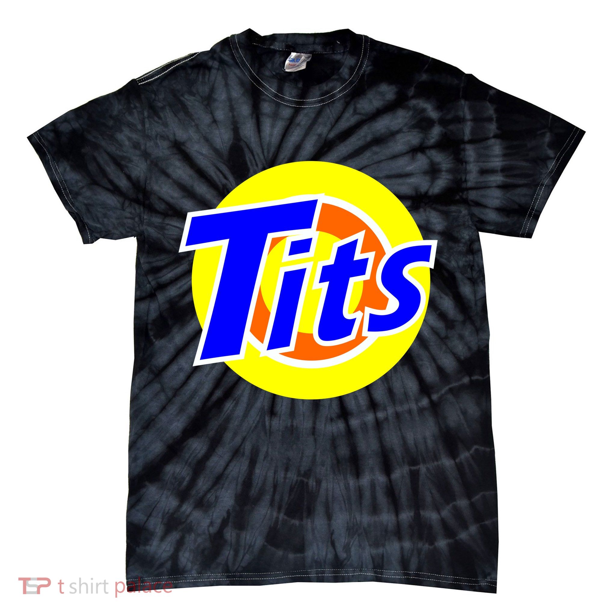 Funny Tits Logo Tie-Dye T-Shirt
