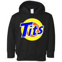 Funny Tits Logo Toddler Hoodie