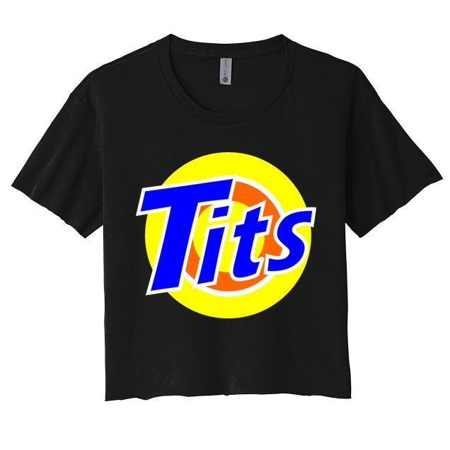 Funny Tits Logo Crop Top