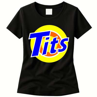 Funny Tits Logo Womens T-Shirt