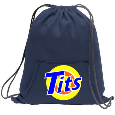 Funny Tits Logo Sweatshirt Cinch Pack Bag