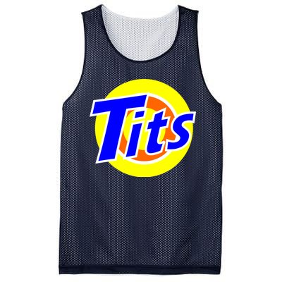 Funny Tits Logo Mesh Reversible Basketball Jersey Tank