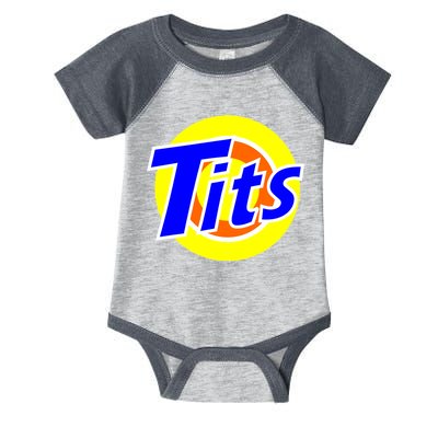 Funny Tits Logo Infant Baby Jersey Bodysuit