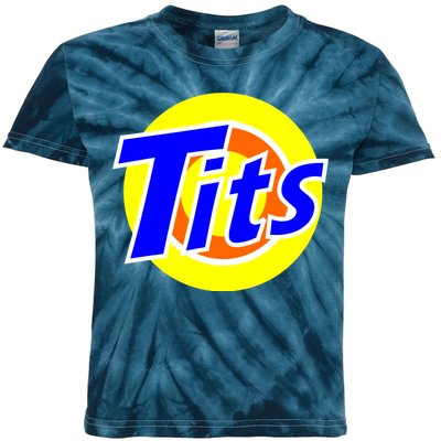 Funny Tits Logo Kids Tie-Dye T-Shirt