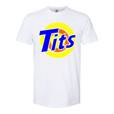 Funny Tits Logo Softstyle® CVC T-Shirt