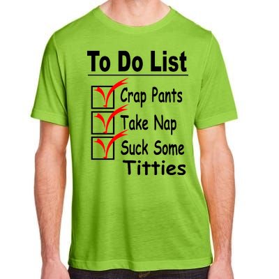 Funny To Do List Adult ChromaSoft Performance T-Shirt