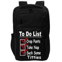 Funny To Do List Impact Tech Backpack