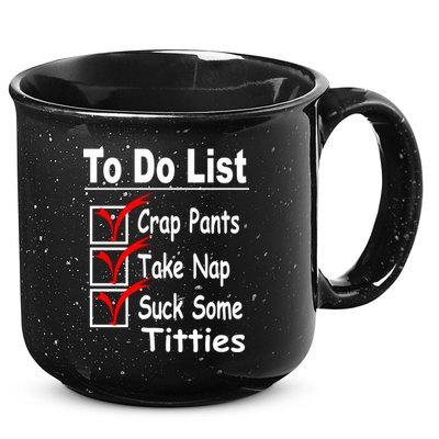 Funny To Do List 15oz Campfire Ceramic Mug