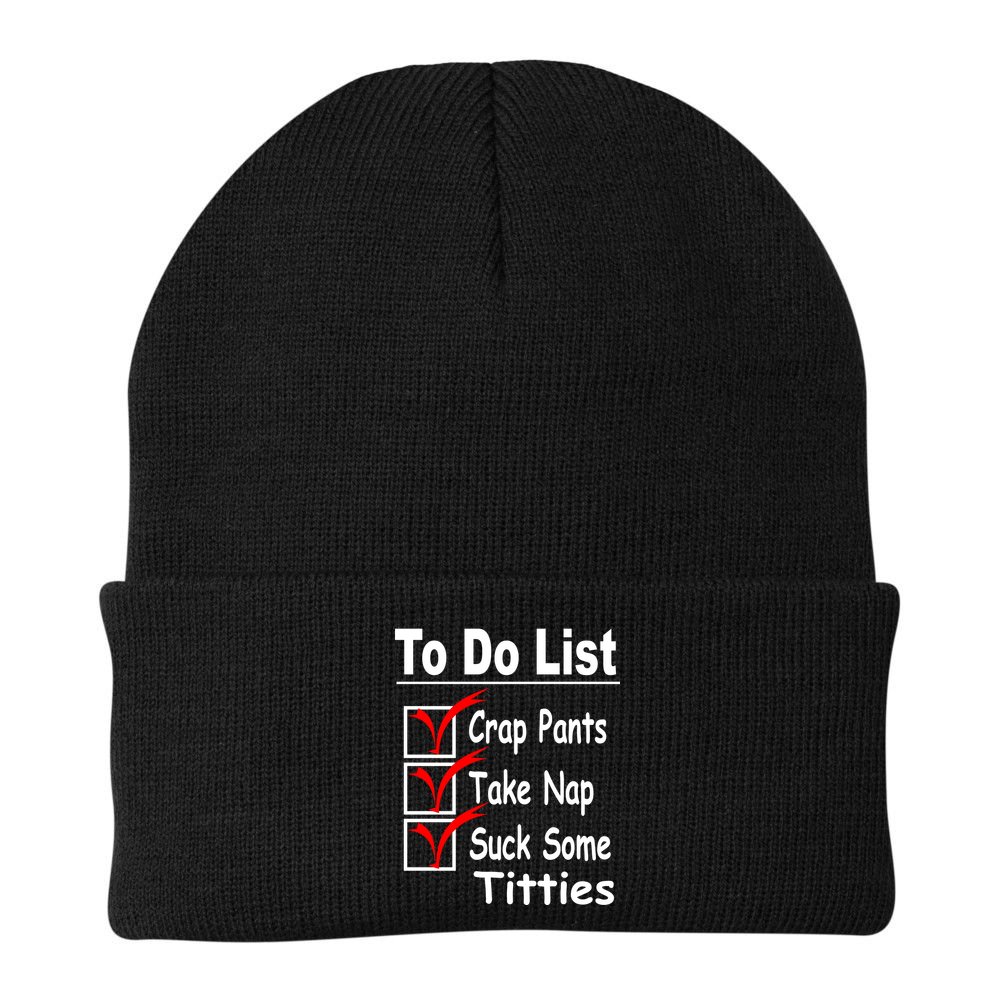 Funny To Do List Beanie