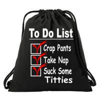 Funny To Do List Drawstring Bag