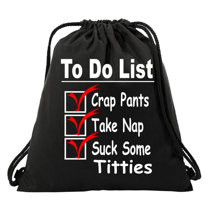Funny To Do List Drawstring Bag