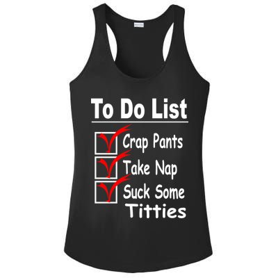 Funny To Do List Ladies PosiCharge Competitor Racerback Tank
