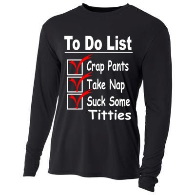 Funny To Do List Cooling Performance Long Sleeve Crew