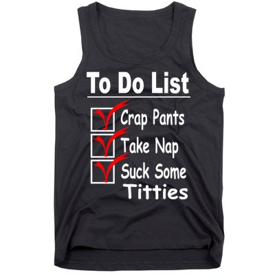 Funny To Do List Tank Top