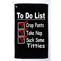 Funny To Do List Golf Towel