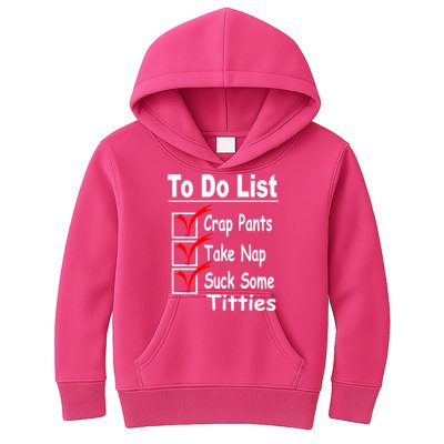 Funny To Do List Kids Hoodie