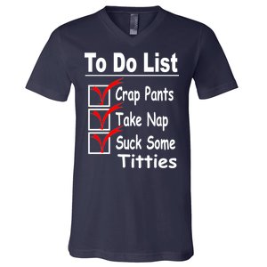 Funny To Do List V-Neck T-Shirt