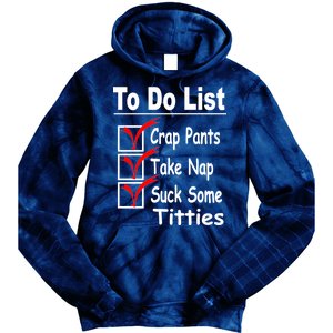 Funny To Do List Tie Dye Hoodie