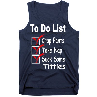 Funny To Do List Tank Top