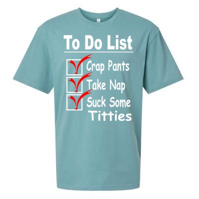 Funny To Do List Sueded Cloud Jersey T-Shirt