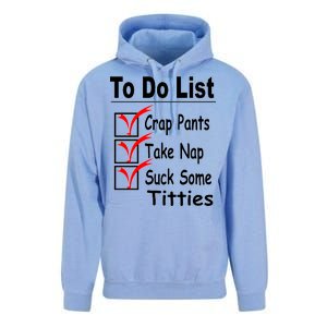 Funny To Do List Unisex Surf Hoodie