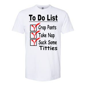 Funny To Do List Softstyle CVC T-Shirt