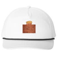 Funny Trump If You Built The Wall They Won't Come  Snapback Five-Panel Rope Hat