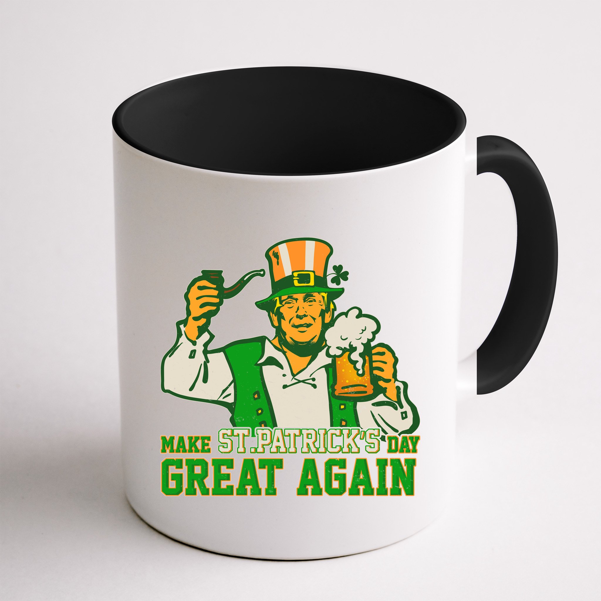 Funny Trump Make St Patrick's Day Great Again Mug